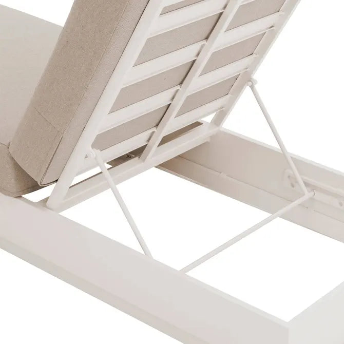 Легло за басейн Hesperide Allure, Алуминий, Бежов