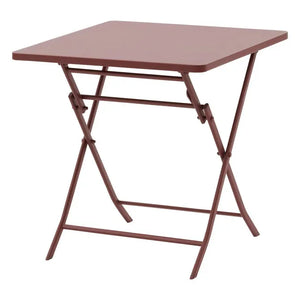 Masă de grădină pătrată Hesperide Greensboro, roșu închis