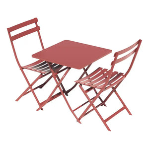 Masă de grădină pătrată Hesperide Greensboro, roșu închis