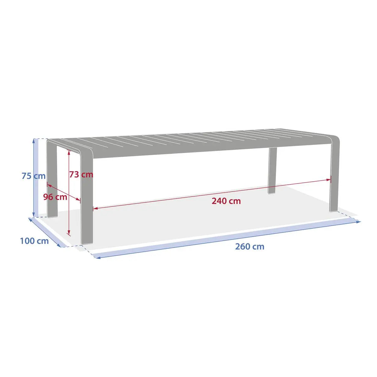 Masă de grădină Hesperide Domilly