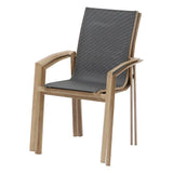 Scaun de grădină pentru masă Hesperide Axant, aluminiu