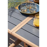 Masă de grădină extensibilă Hesperide Axiome, aluminiu, 10 locuri