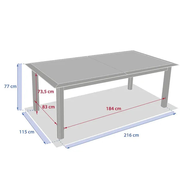 Masă de grădină Hesperide Allure