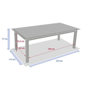 Masă de grădină Hesperide Allure