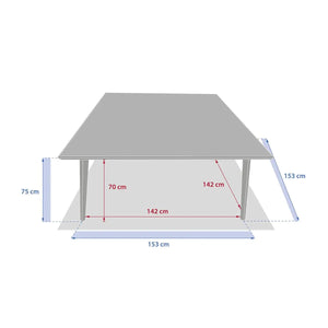 Masă de grădină Hesperide Lambada, 8 locuri