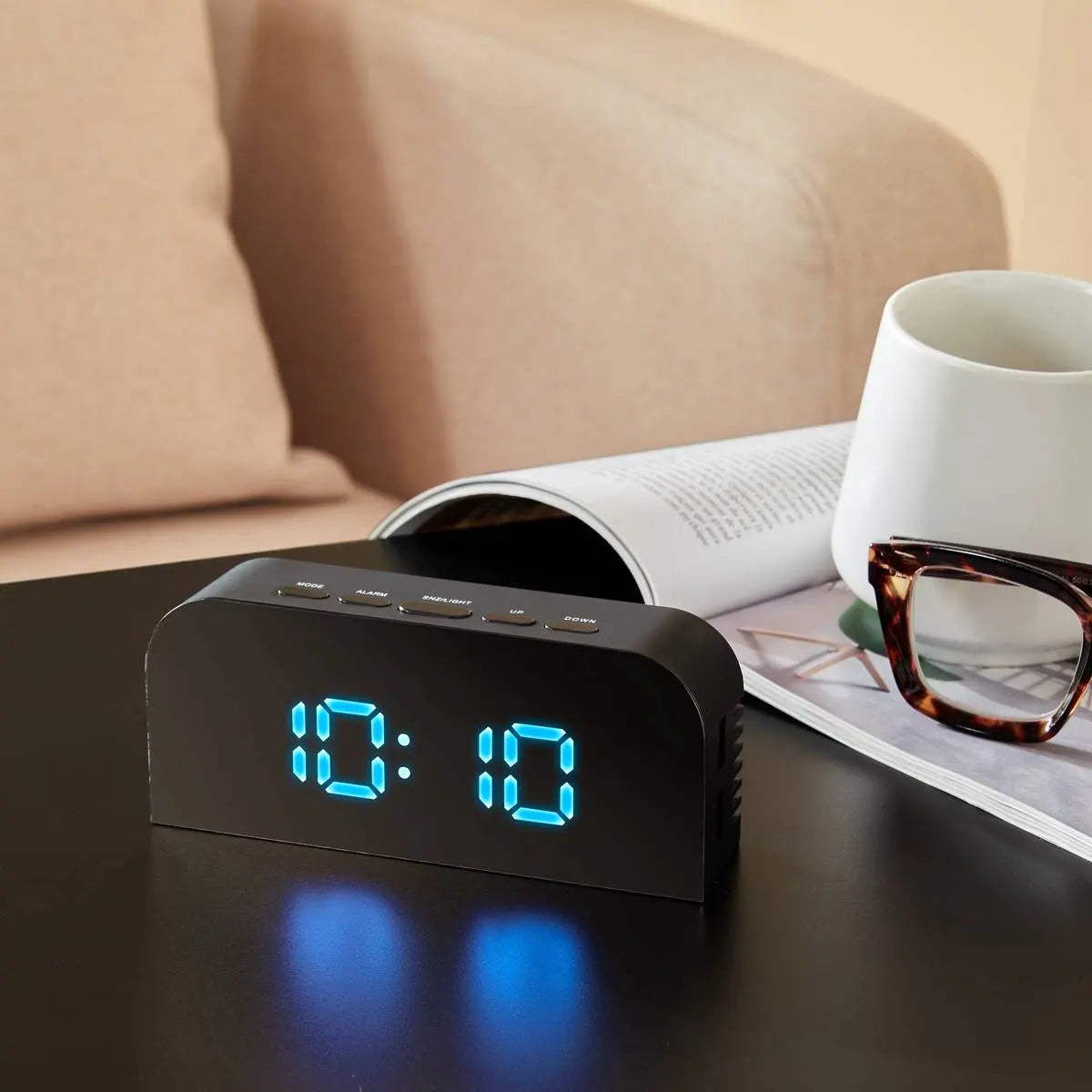 Ceas deșteptător cu atmosferă Nelson, digital, 14x6x3 cm