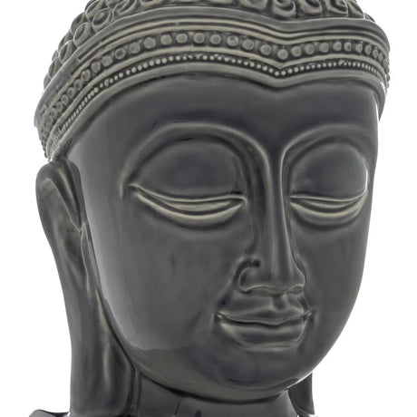 Figură decorativă Atmosferă Yola, Ceramică, Albastră, 23 cm