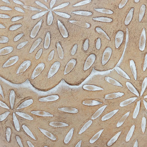 Figurină decorativă Atmosphera Linda, rășină bej, 11 cm