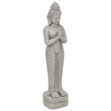 Statuie decorativă Atmosphera Sakin, Magneziu, Gri, 100 cm