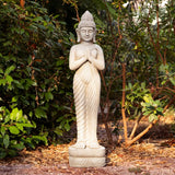 Statuie decorativă Atmosphera Sakin, Magneziu, Gri, 100 cm