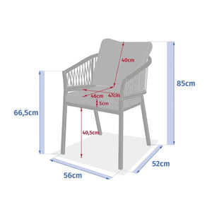 Scaun de grădină Hesperide Oriengo