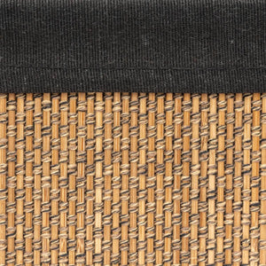 Set de 3 coșuri de depozitare 5five, Bambus și material textil, Negru