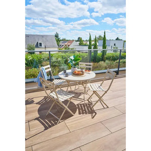 Masă rotundă de grădină Hesperide Greensboro, albă