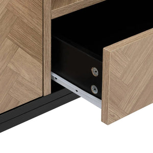 Dulap TV 5five Chevrons, 120x40 cm