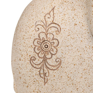 Figurină decorativă Atmosphera Nola, Rășină, Bej, 23 cm