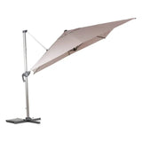 Umbrelă de grădină cu suport lateral Hesperide Equador, anodizat, 4x3 m