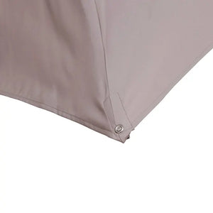 Градински чадър със странична стойка Hesperide Equador, Анодизиран сиво/Таупе, 4x3 m