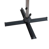 Umbrelă de grădină cu suport lateral Hesperide Equador, anodizat, 4x3 m