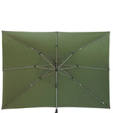 Umbrelă de grădină cu suport lateral Hesperide Equador, anodizat, 4x3 m