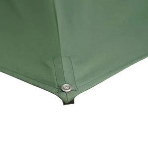 Градински чадър със странична стойка Hesperide Equador, Анодизиран сиво/Маслина, 4x3 m