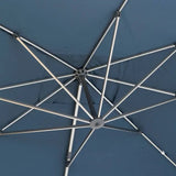 Umbrelă de grădină cu suport lateral Hesperide Equador, anodizat, 4x3 m