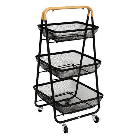 Cărucior de bucătărie 5five Mayaj, Metal, 3 niveluri