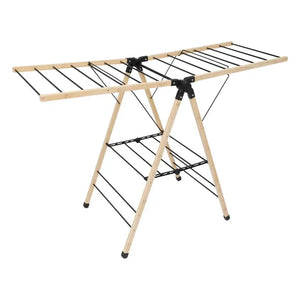 Uscător de rufe 5five Black Bamboo Bridge, Negru Bambus, 13 m