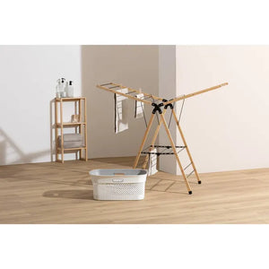 Uscător de rufe 5five Black Bamboo Bridge, Negru Bambus, 13 m