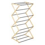 Uscător de rufe 5five Black Bamboo Accordion, bej bambus, 7 m