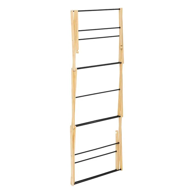 Uscător de rufe 5five Black Bamboo Accordion, bej bambus, 7 m