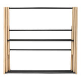 Uscător de rufe 5five Black Bamboo Accordion, bej bambus, 7 m