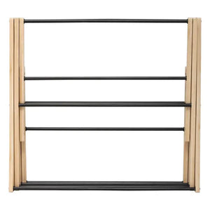 Uscător de rufe 5five Black Bamboo Accordion, bej bambus, 7 m