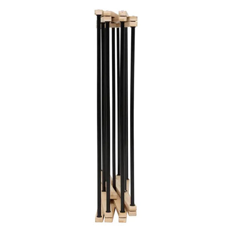 Uscător de rufe 5five Black Bamboo Accordion, bej bambus, 7 m