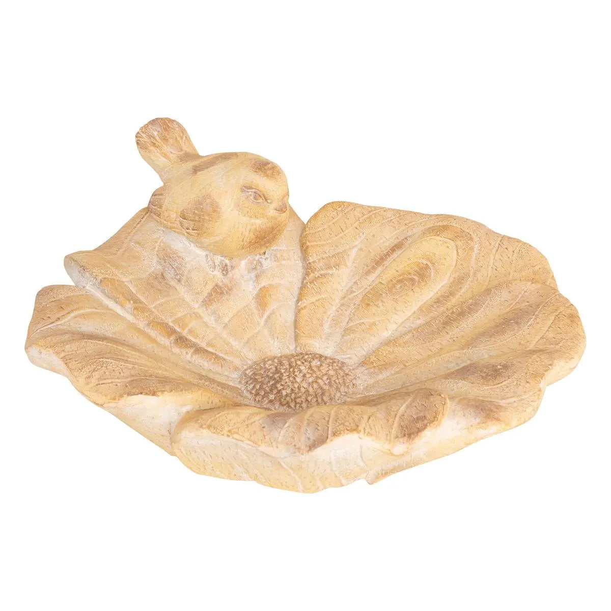 Figurină decorativă Atmosphera Birdy, Magneziu, Bej, 38 cm