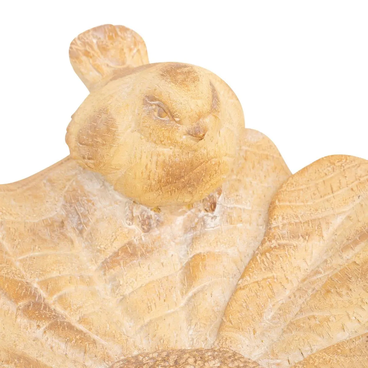 Figurină decorativă Atmosphera Birdy, Magneziu, Bej, 38 cm