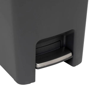 Coș de gunoi 5five, oțel inoxidabil și plastic, 45 l