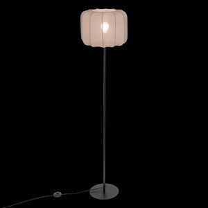 Lampion atmosphera Tobie, Metal și bumbac, Negru, 150 cm