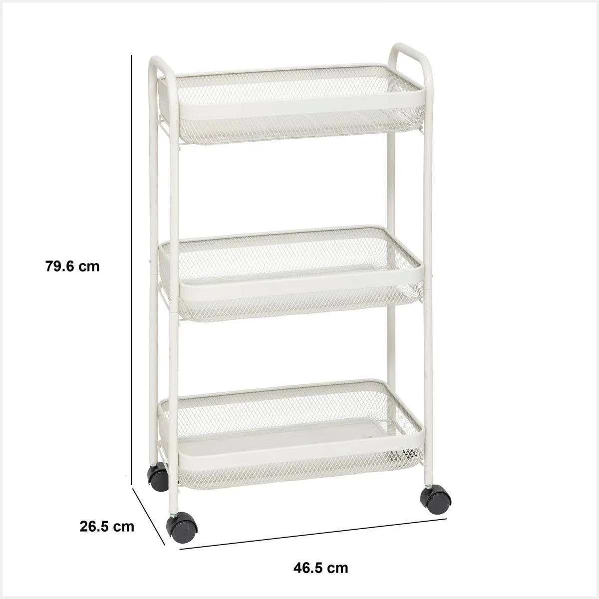 Cărucior de bucătărie 5five Mayaj, Metal, Dreptunghiular