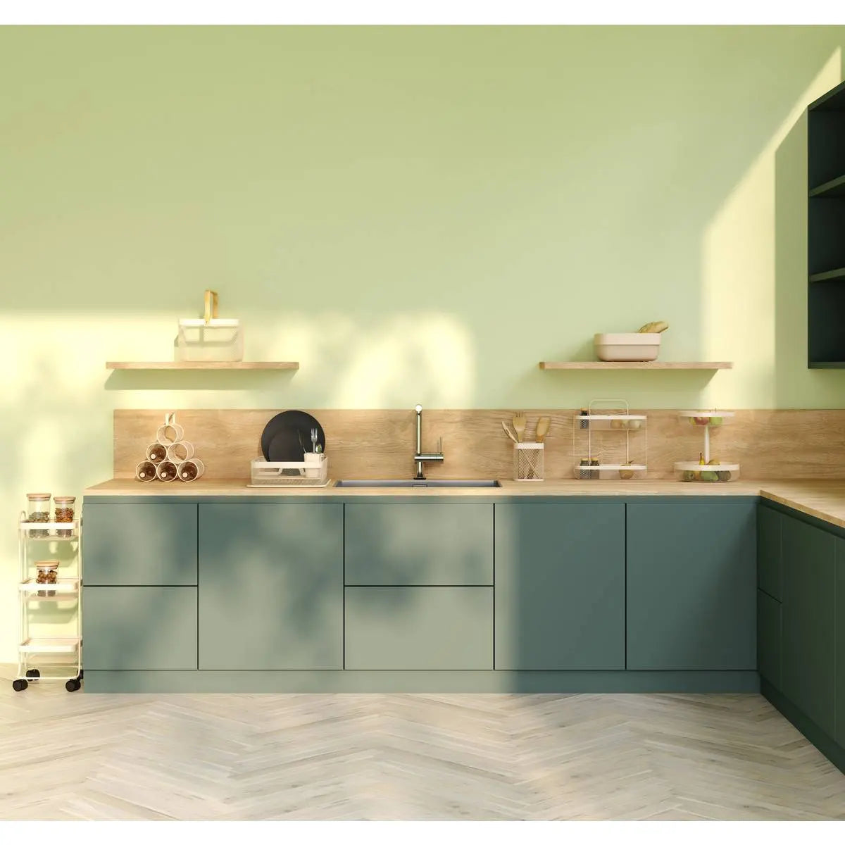 Cărucior de bucătărie 5five Mayaj, Metal, Dreptunghiular