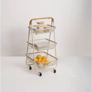 Cărucior de bucătărie 5five Mayaj, Metal, 3 niveluri