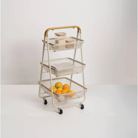 Cărucior de bucătărie 5five Mayaj, Metal, 3 niveluri