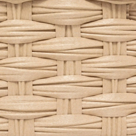 Set de 3 coșuri de depozitare 5five Tresse, PE, Joase, Bej