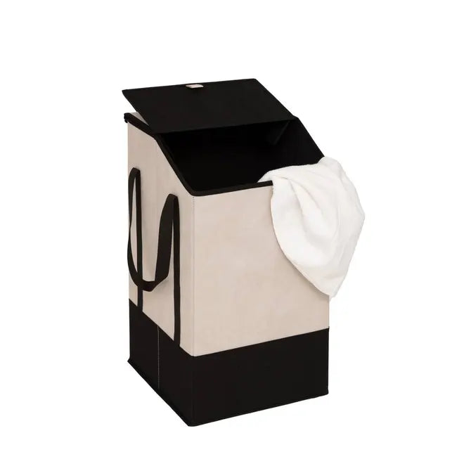 Coș de rufe 5five, Bicolor, Bej