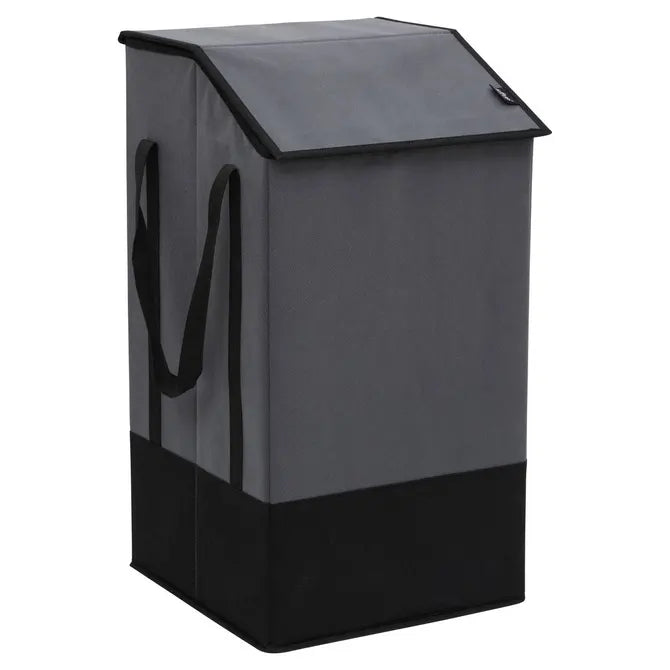 Coș de rufe 5five, Poliester, Bicolor, 45 l