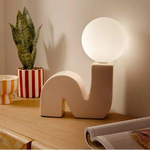 Lampă de masă atmosferă Sibil, 36 cm