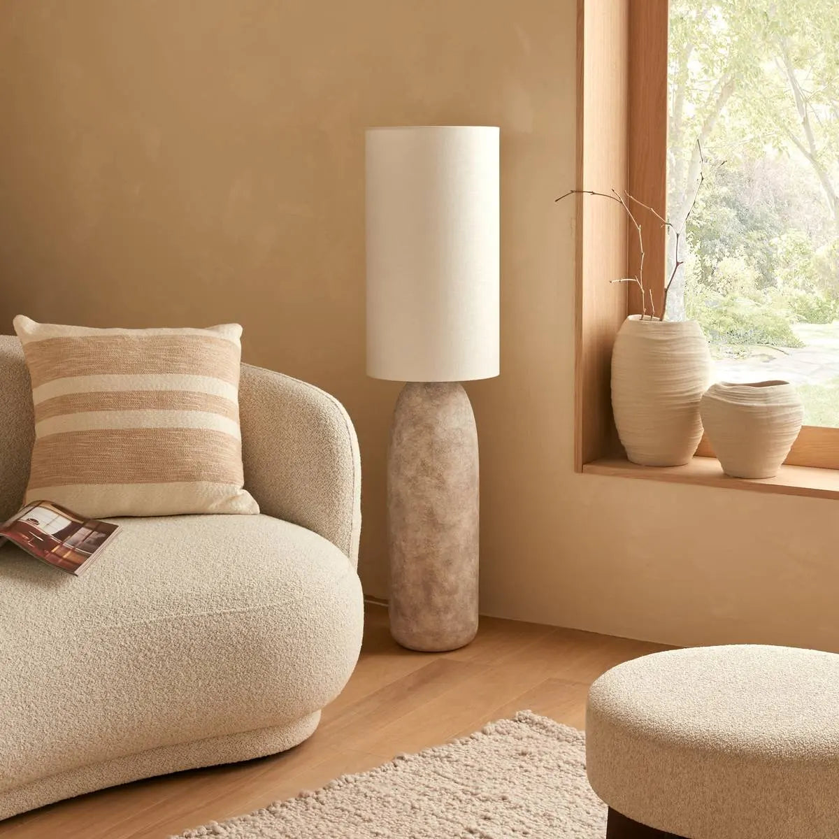 Atmosfera Lampion Keyah, Metal, Gri, 111 cm