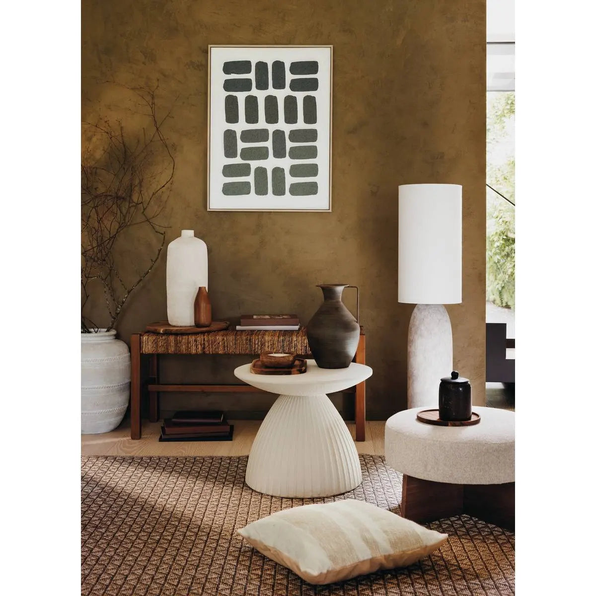 Atmosfera Lampion Keyah, Metal, Gri, 111 cm