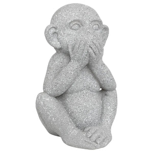 Statuie decorativă Atmosphera Sohel, Rășină, Gri, 42 cm