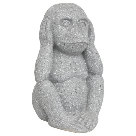 Statuie decorativă Atmosphera Sohel, Rășină, Gri, 42 cm