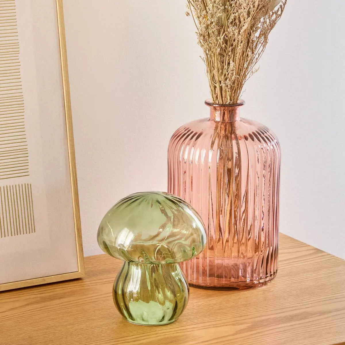 Figurină decorativă Atmosphera Toamnă, Sticlă, 16 cm, Asortate